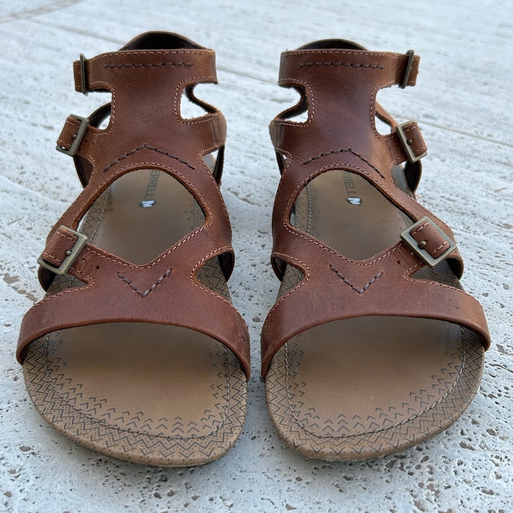 ✨NEW✨MERRELL LEATHER SANDALS